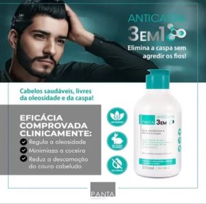 Shampoo Anticaspa 3 em 1 - 300ml
Produto original Panta Cosmética
v. 09/26
