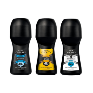 Desodorante Antitranspirante Roll-On On Duty Avon, 50ml