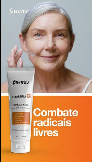 Creme Facial Vitamina C Favorita, 80g V.08/27