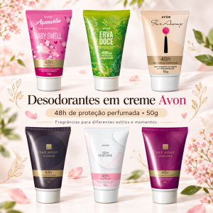 Desodorante em creme antitranspirante Avon, 50g