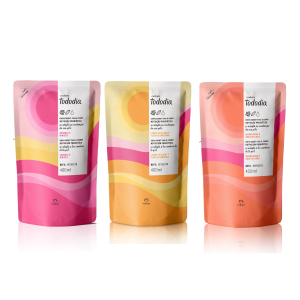 Refil Creme sorbet para o corpo Natura Tododia, 400ml