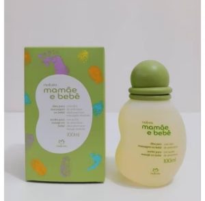 Óleo para massagem no bebê Natura papai e bebê, 100ml V. 05/27