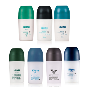 Desodorante antitranspirante Roll-on masculino Kaiak Natura, 75ml