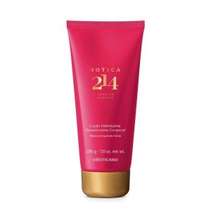 Loção hidratante Desodorante corporal  botica 214 African Sunrise oBoticário, 75ml V. 02/28