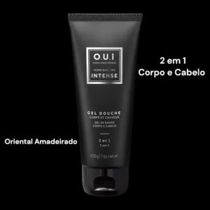 Gel de banho corpo e cabelo 2 em 1 O.U.I iconique 001 Intense, 200g V. 10/26