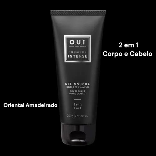 Gel de banho corpo e cabelo 2 em 1 O.U.I iconique 001 Intense, 200g V. 10/26 - Imagem 2