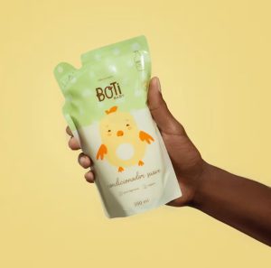 Refil condicionador suave Boti Baby oBoticário, 350ml V. 01/27
