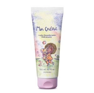 Loção desodorante hidratante Má Chérie oBoticário, 200ml V. 06/28