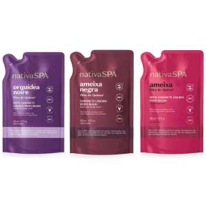 Refil sabonete líquido NativaSPA oBoticário, 200ml