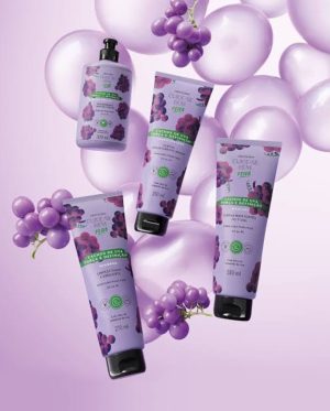 Linha cuide-se bem feita cachos de uva força e definição oBoticário, 250ml