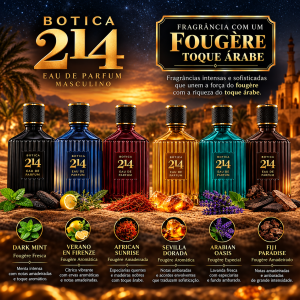 Eau Deu parfum 214 botica oBoticário, 90ml