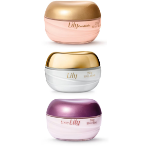 Creme acetinado hidratante Lily oBoticário, 250g