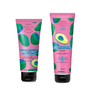 Linha cuide-se bem pasta de abacate shampoo/condicionador oBoticário