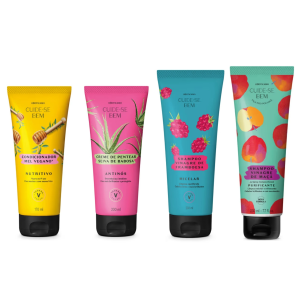 Linha cuide-se bem feira cabelos oBoticário