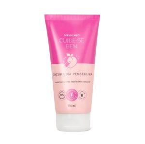 Creme hidratante depilatório Doçura na pessegura cuide-se bem oBoticário, 150ml