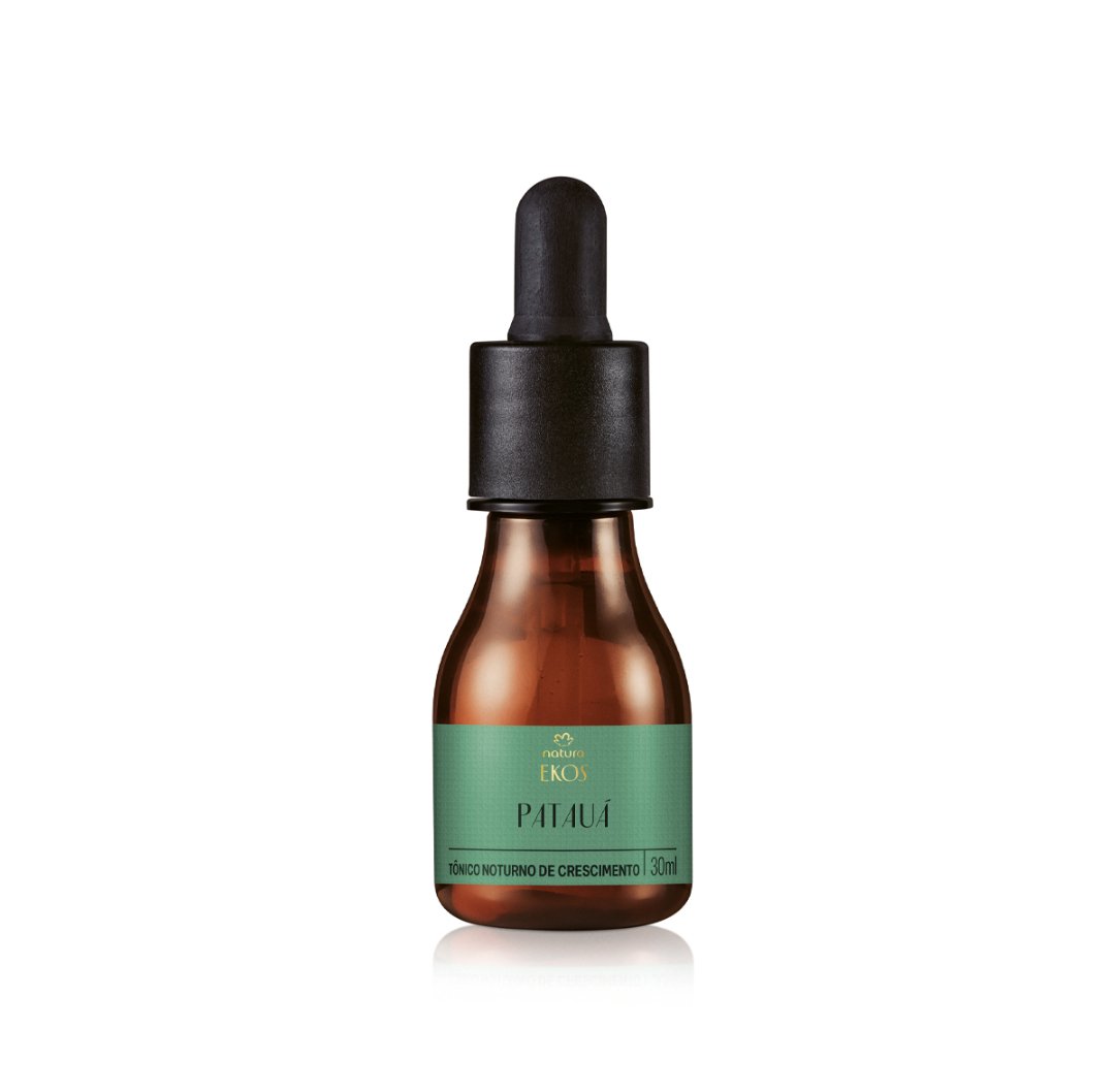 Tônico capilar noturno de crescimento antiquada Ekos Natura, 30ml V. 02/27