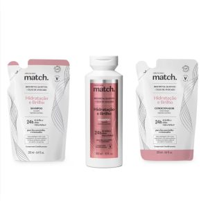 Linha hidratação e Brilho Match oBoticário