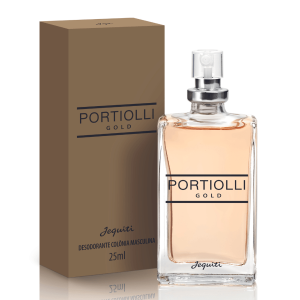 Desodorante colônia Masculina Portiolli Gold Jequiti, 25ml