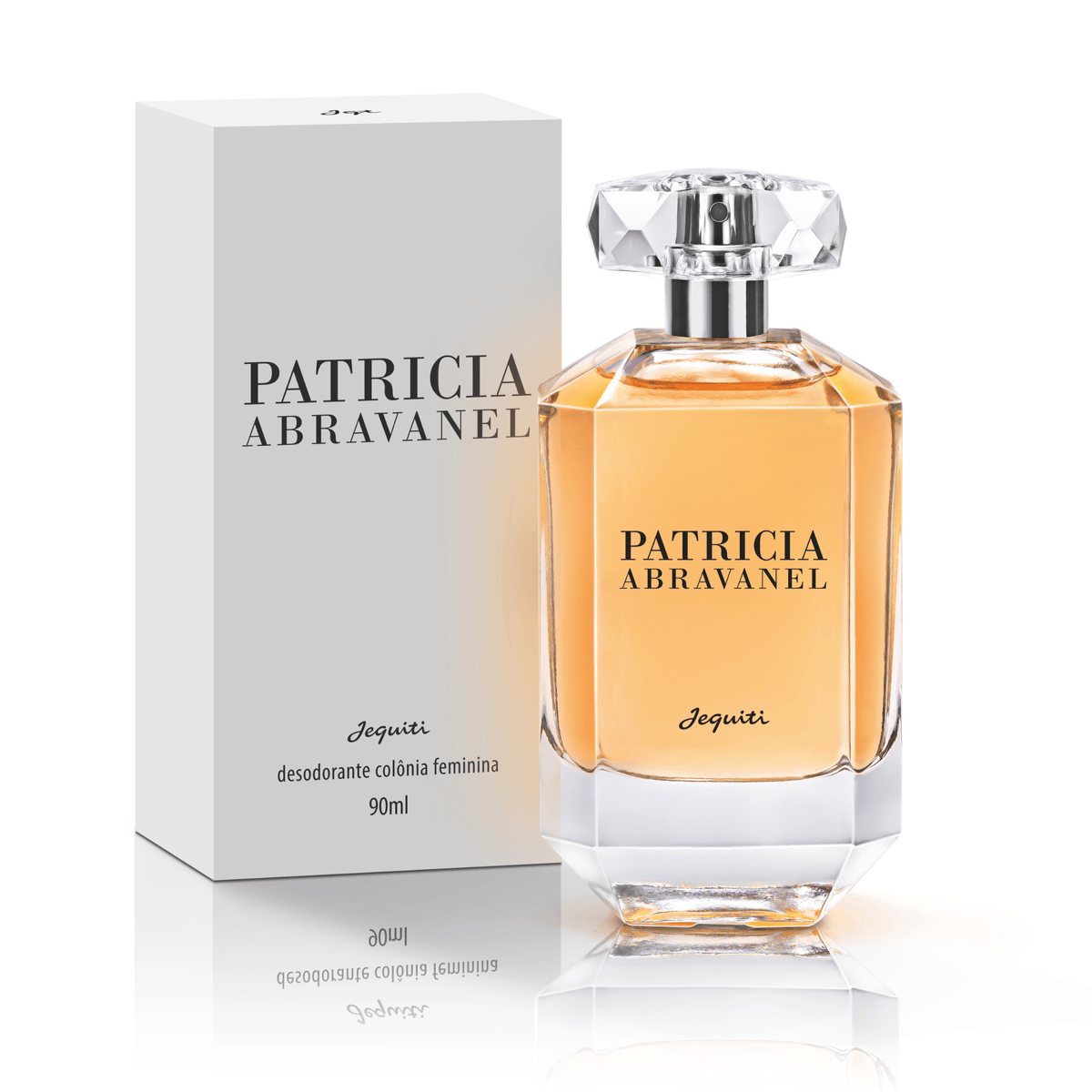Desodorante colônia feminina Patrícia Abravanel Jequiti, 90ml