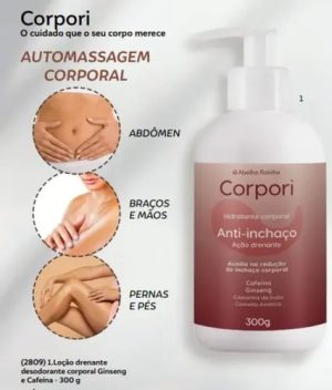 Desodorante corporal Anti-inchaço Corpori Abelha Rainha, 300g