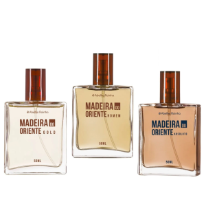 Deo colônia Masculina Madeira do oriente Abelha Rainha, 50ml