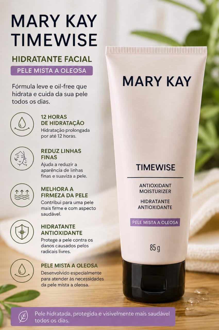 Kit cuidados com a pele mista/oleosa timewise Mary Kay - Imagem 4