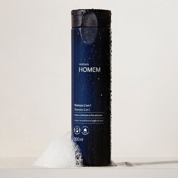 Shampoo 2 em 1 Natura homem 300ml - Imagem 2