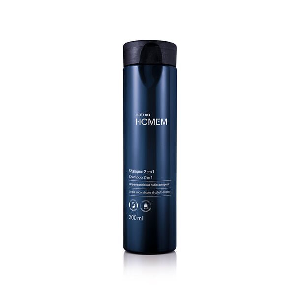 Shampoo 2 em 1 Natura homem 300ml