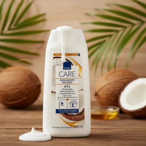 Sabonete líquido corporal cremoso Avon Care 200ml - Imagem 3