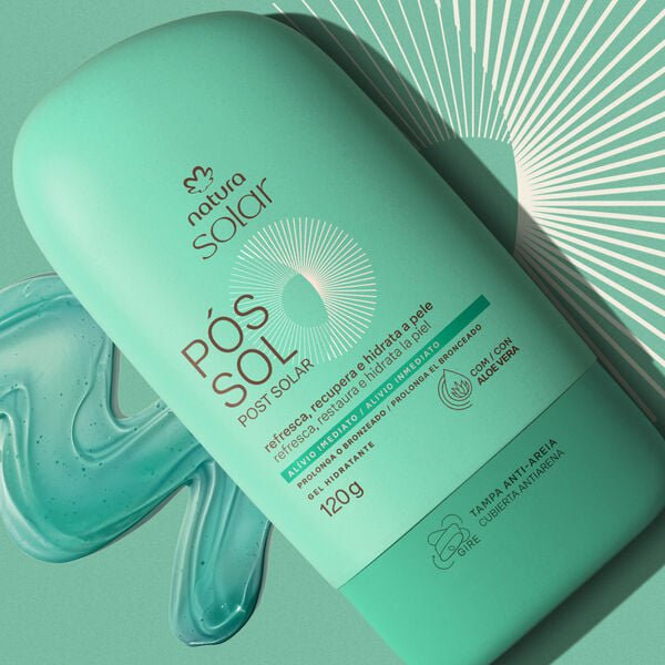 Pós sol Natura solar 120g - Imagem 3