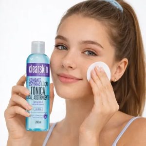 Loção tônica facial adstringente Avon Clearskin 200ml