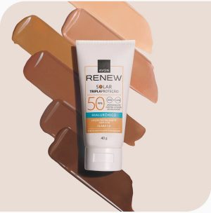Renew solar com cor FPS 50 Avon 40g