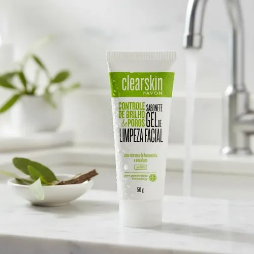 Sabonete gel de limpeza facial Clearskin Avon 50g - Imagem 3