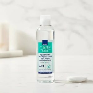 Água micelar de limpeza facial 6 em 1 Care face Avon 200ml