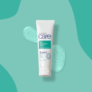 Gel esfoliante facial 6 em 1 Care face Avon 80g
