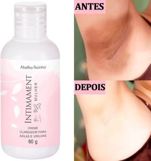 Creme clareador para axilas e virilhas Intimament mulher Abelha rainha 60g