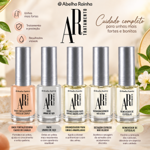 Linha AR tratamento cuidado para suas unhas Abelha rainha 9ml